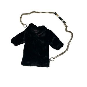 Custom Faux Fur Coat Crossbody Bag